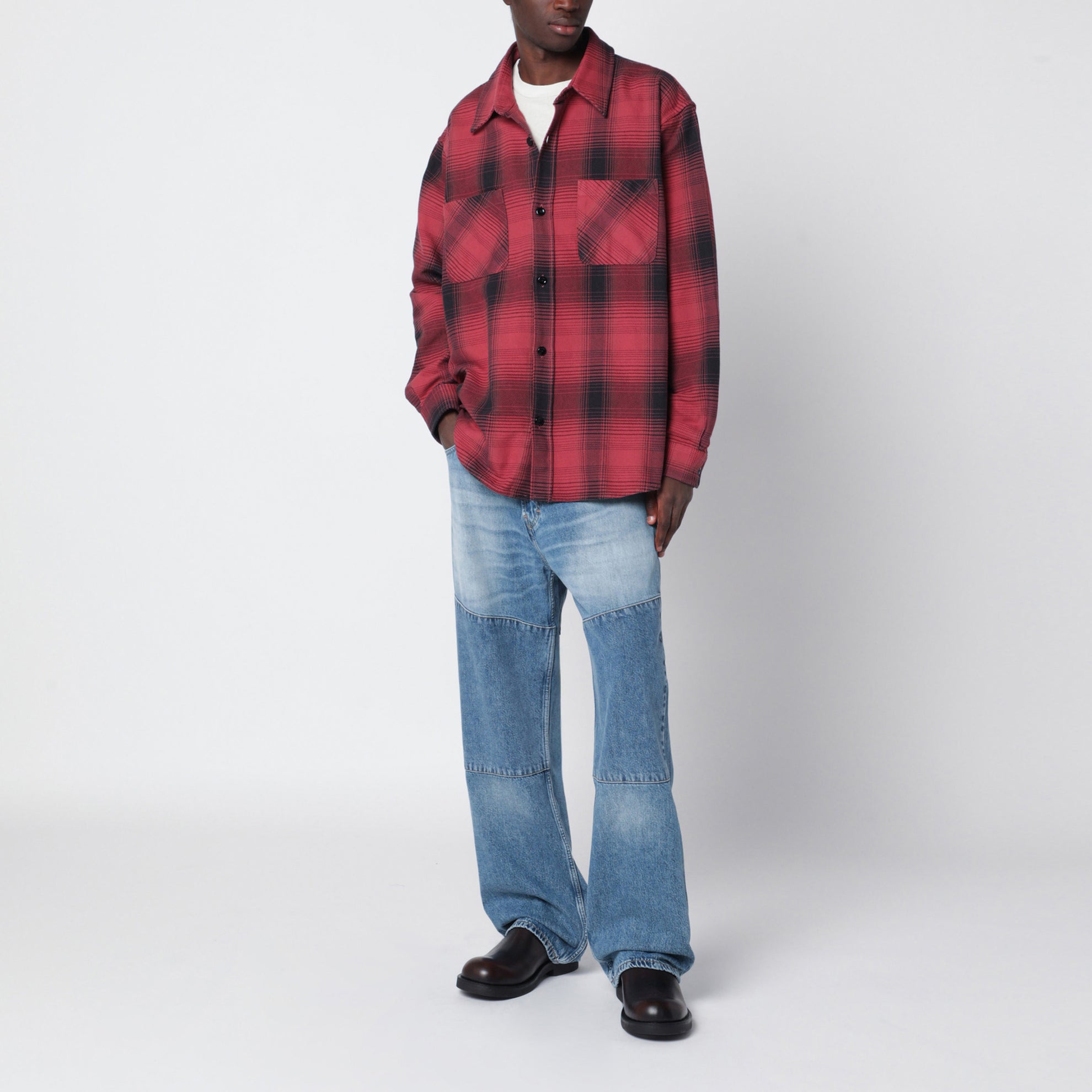 Whoppin checked cotton shirt