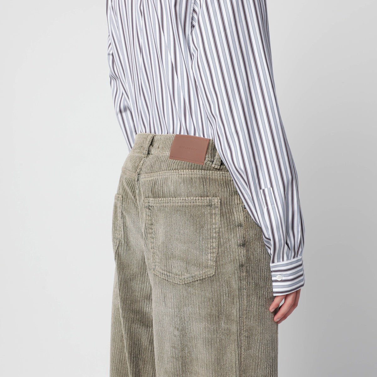 Pantaloni Vast Cut in velluto a coste