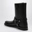 Biker-Stiefel Campo aus schwarzem Kalbsleder