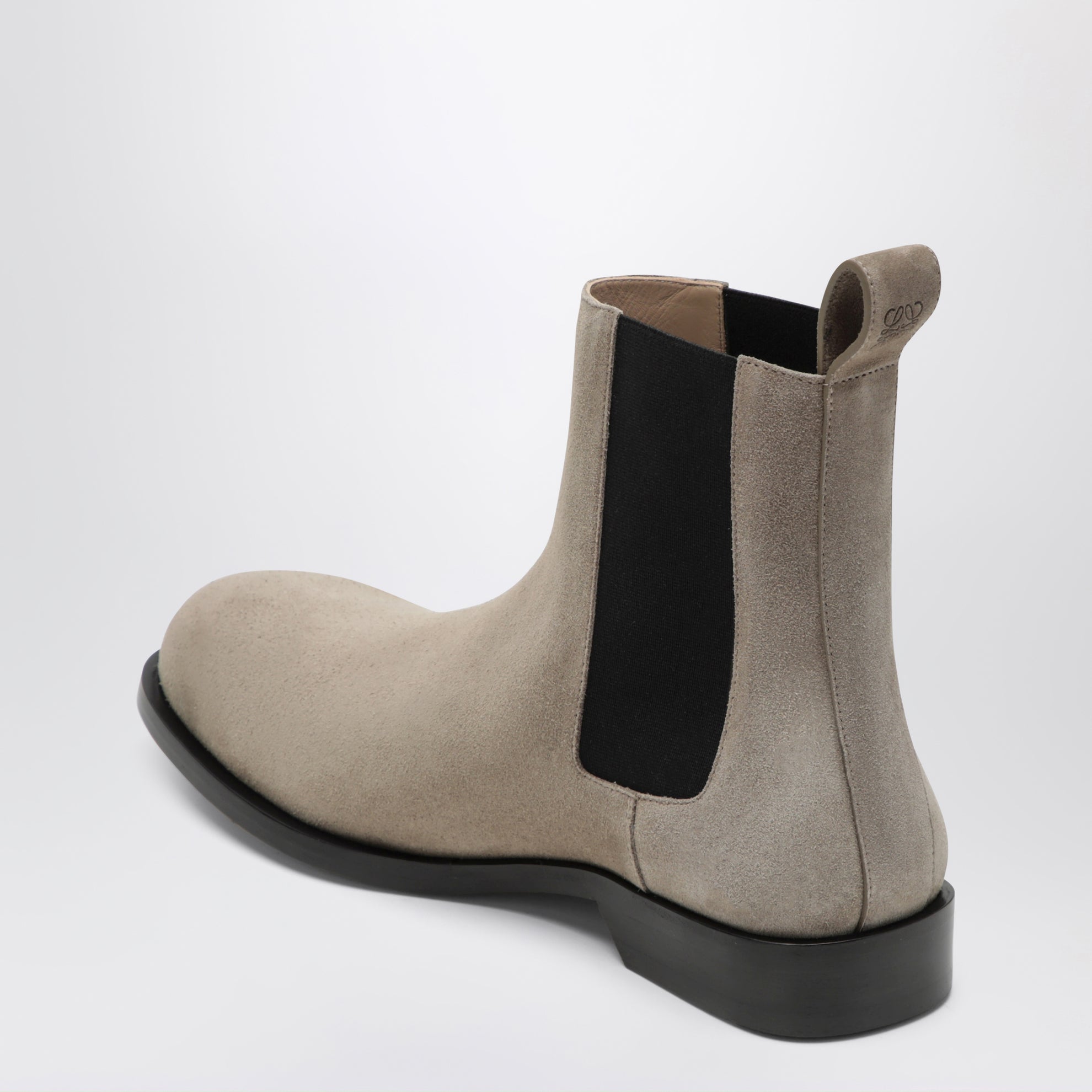 Stivaletti Chelsea Bobine in suede color nocciola chiaro