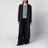 Manteau Clesa anthracite en laine et cachemire