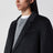 Manteau Clesa anthracite en laine et cachemire