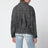 Wool jacket with herringbone pattern