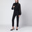 Black slim gabardine trousers