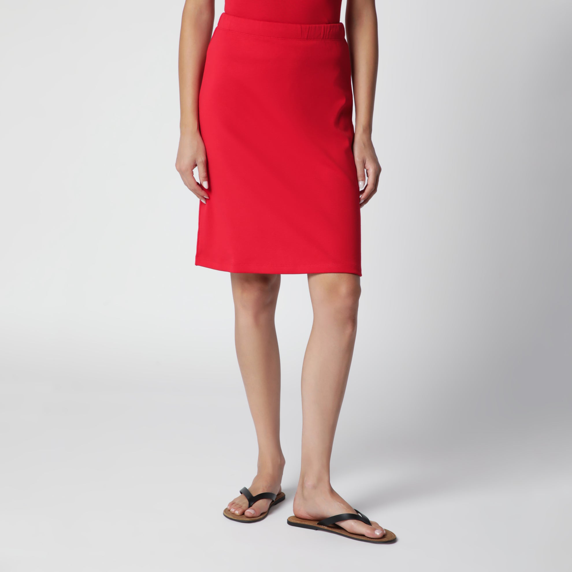Roter Marie Rock aus Bio-Baumwolle
