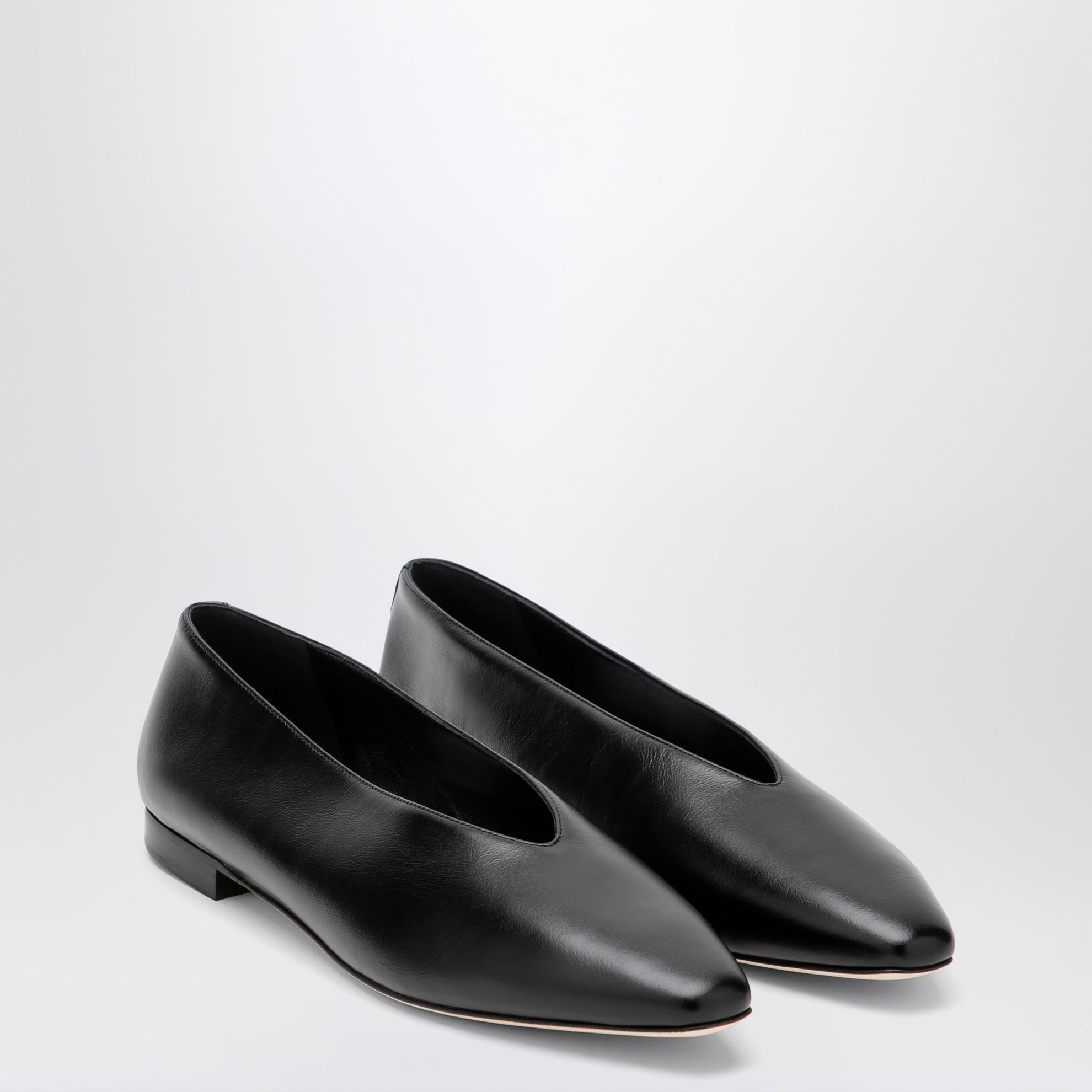 Ballerines Margot en cuir noir