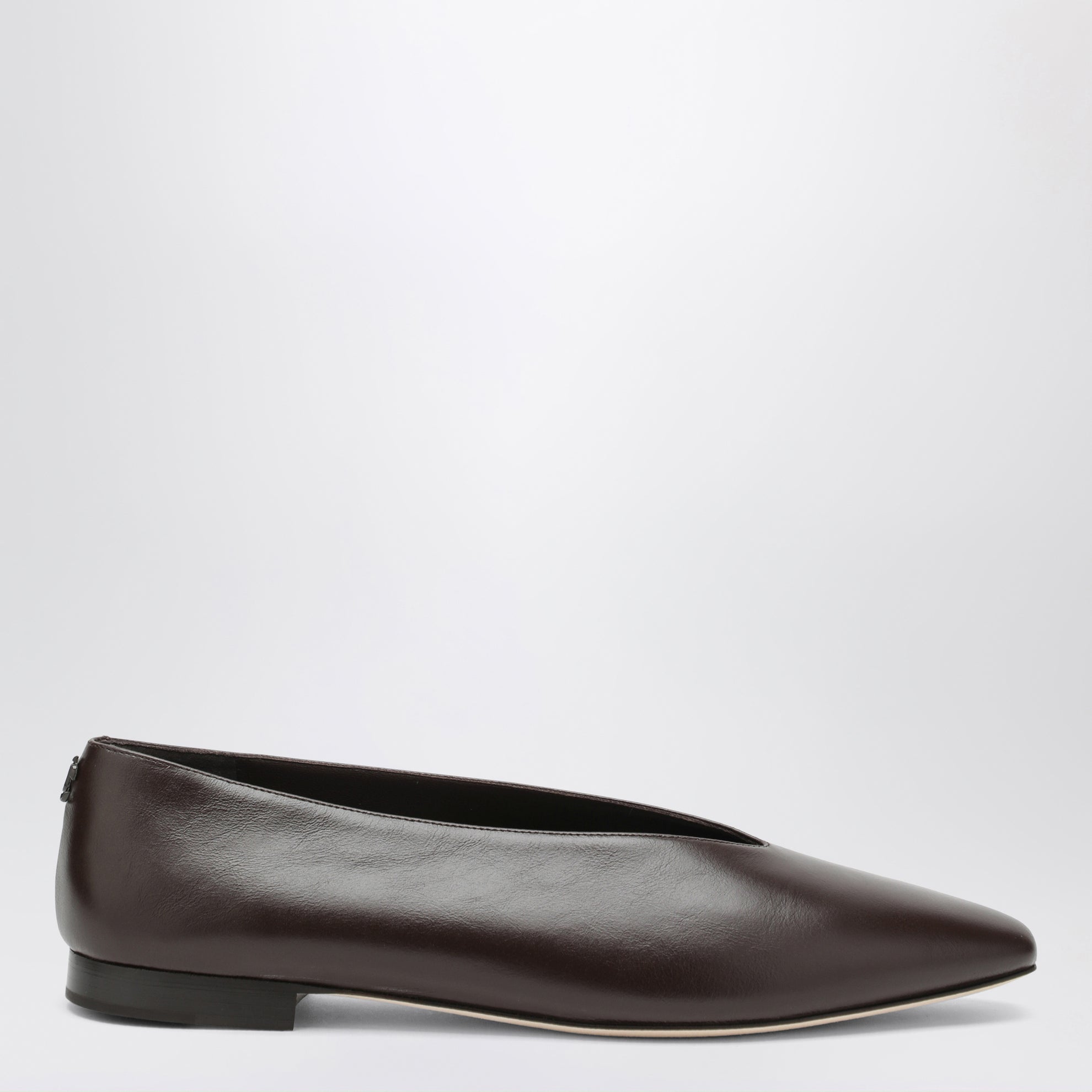 Ballerine Margot in pelle color cioccolato