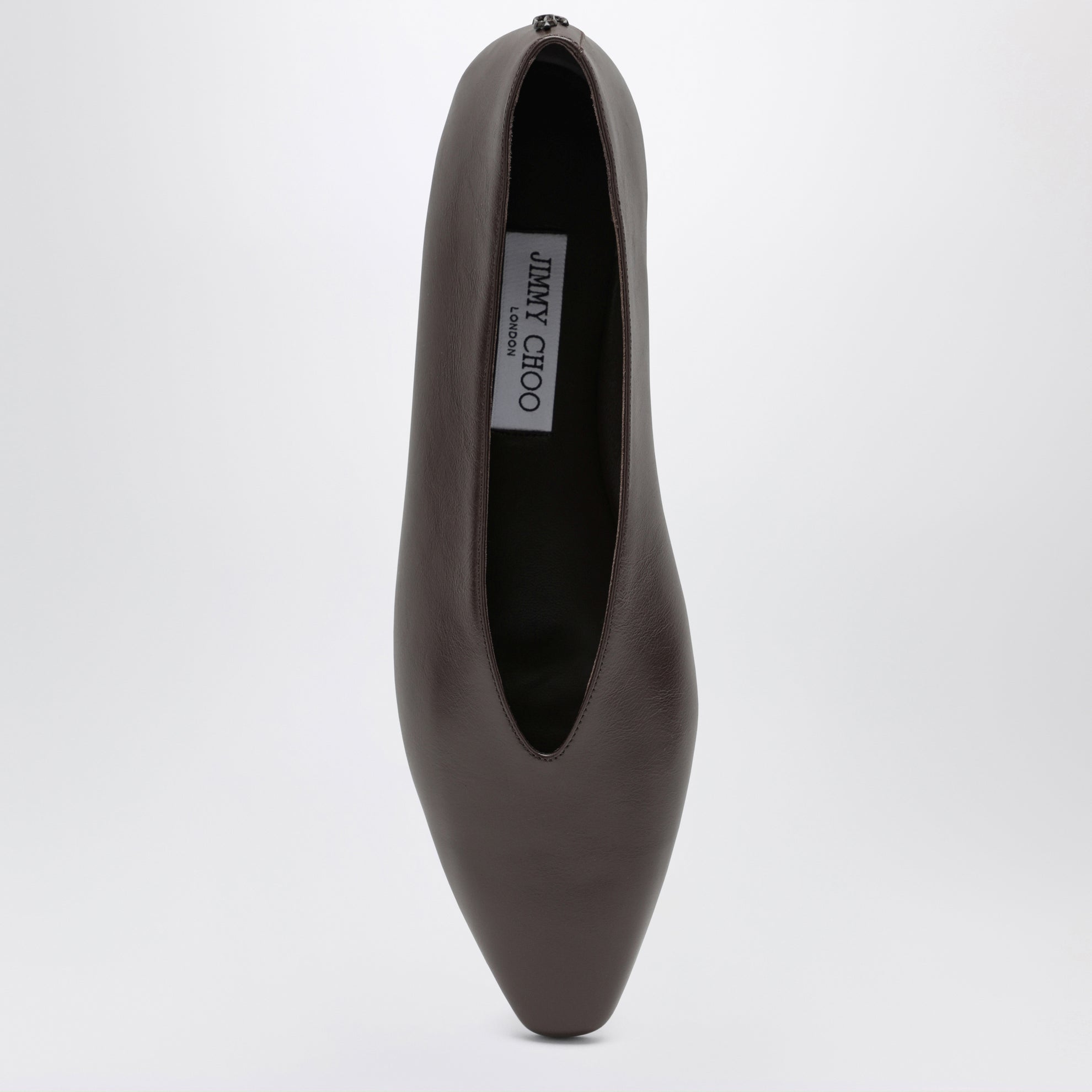 Ballerine Margot in pelle color cioccolato