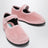 Chaussures Mary Jane en velours rose