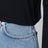 Maglia girocollo nera in cotone