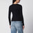 T-shirt a maniche lunghe Max in cotone biologico nera