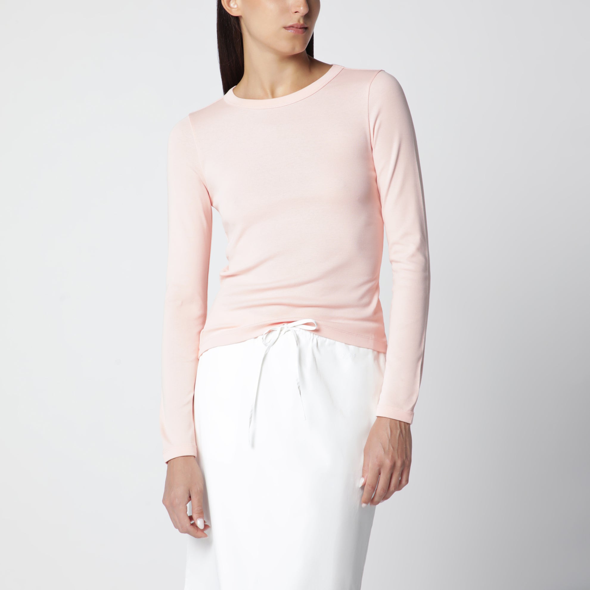 T-shirt a maniche lunghe Max in cotone biologico rosa