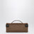 Pochette Essence caramel en daim