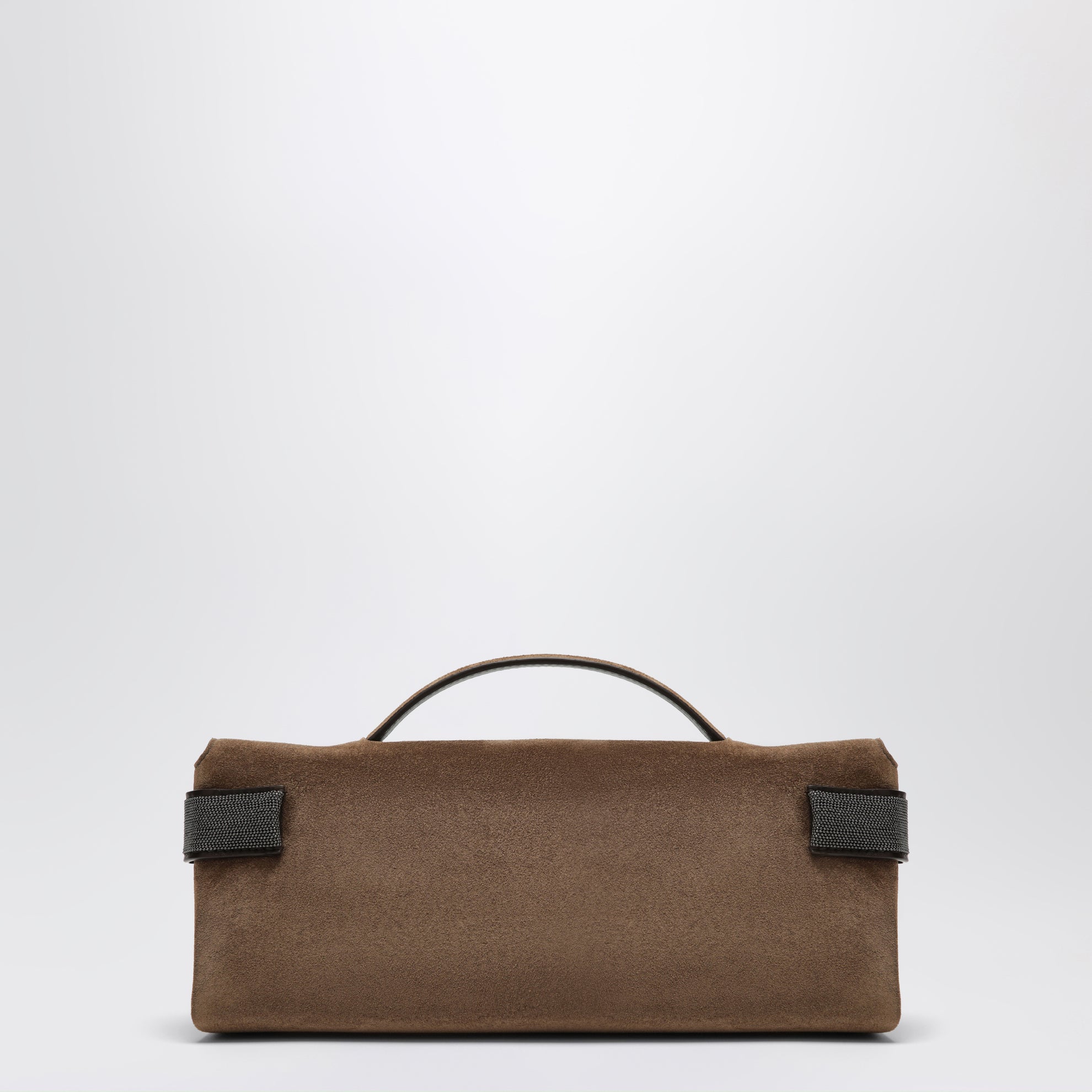 Pochette Essence caramel en daim
