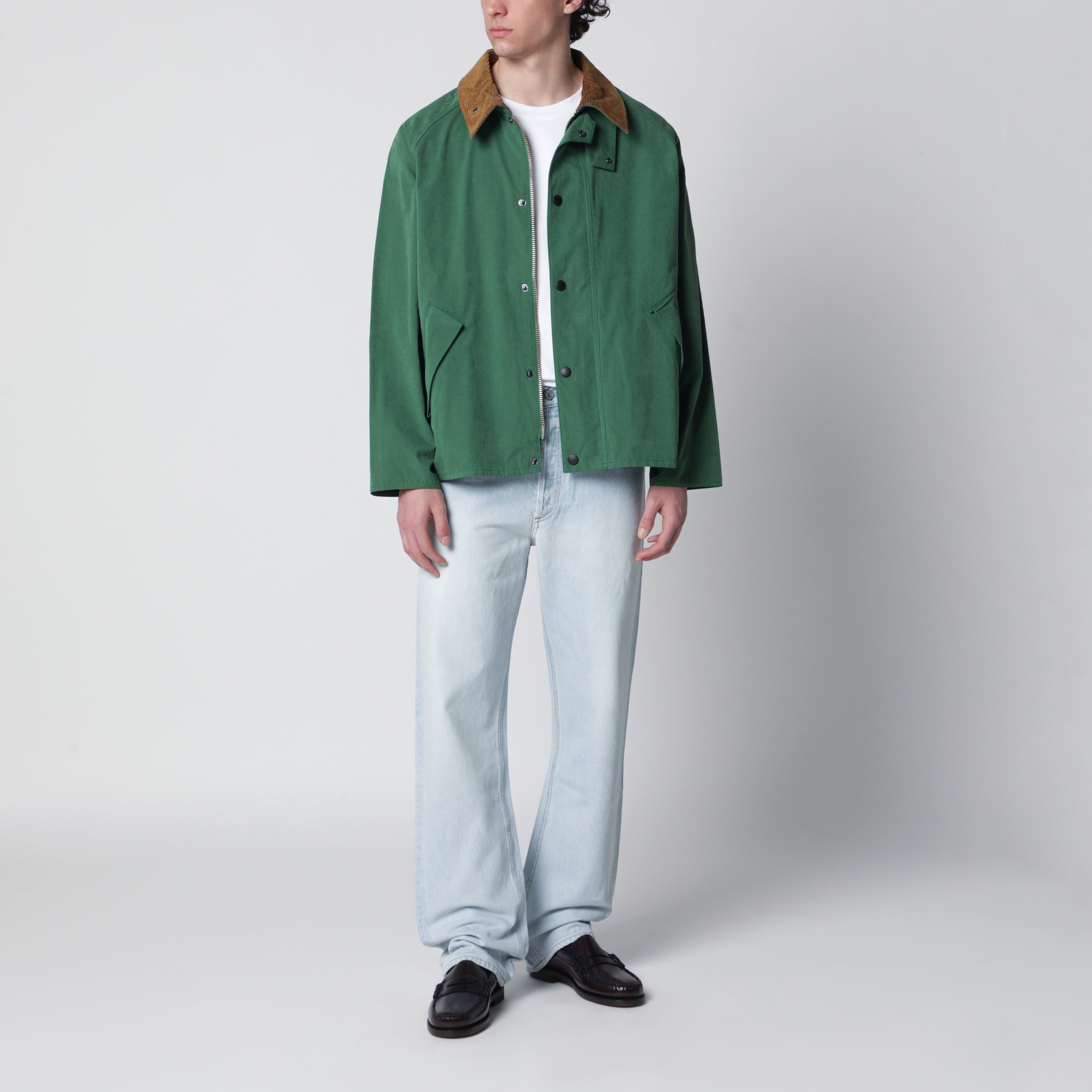 Oversized Transporter Racing Green jacket