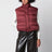Ärmellose Daunenjacke in Rosso Mattone aus Nylon