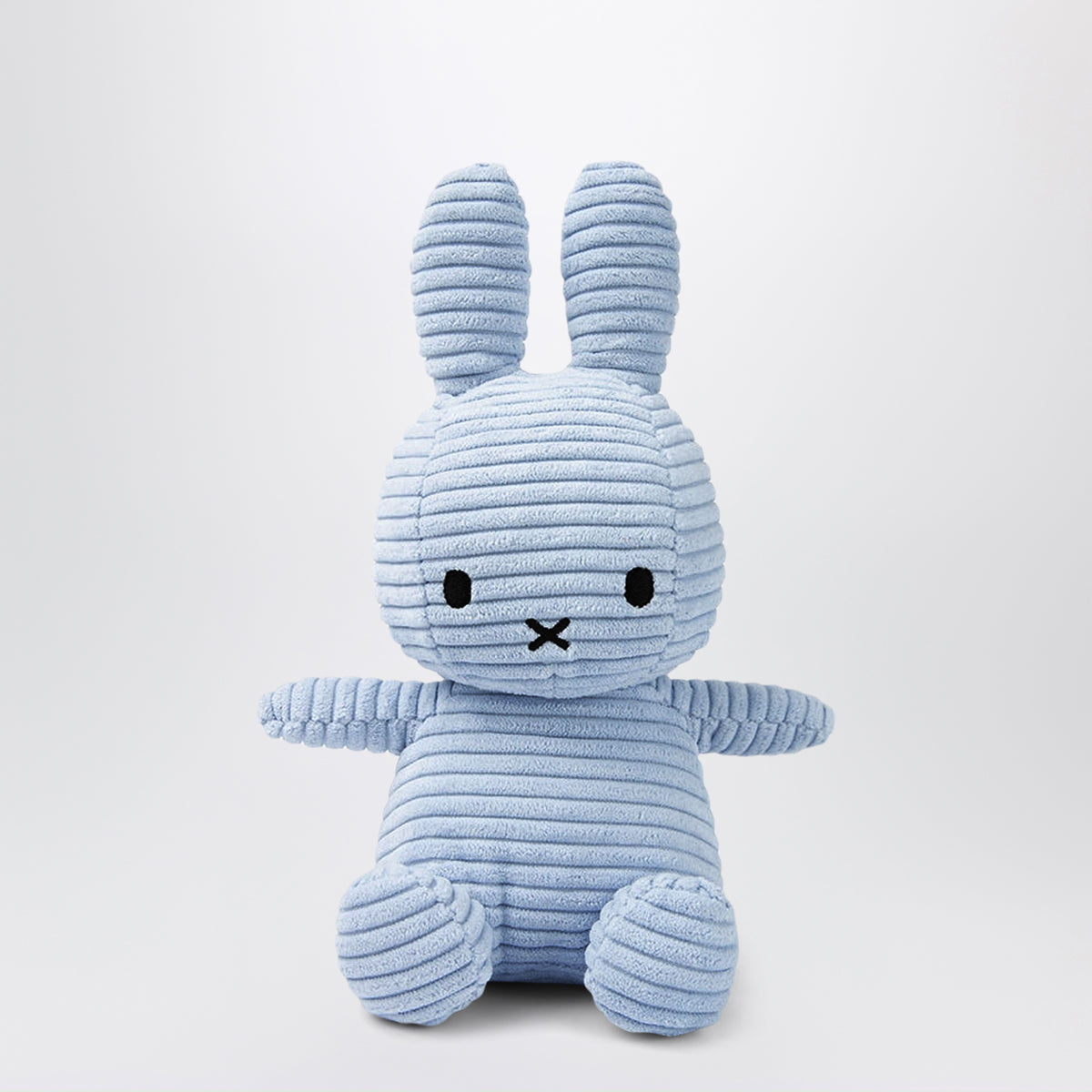 Ice-coloured Miffy plush in corduroy 23 CM