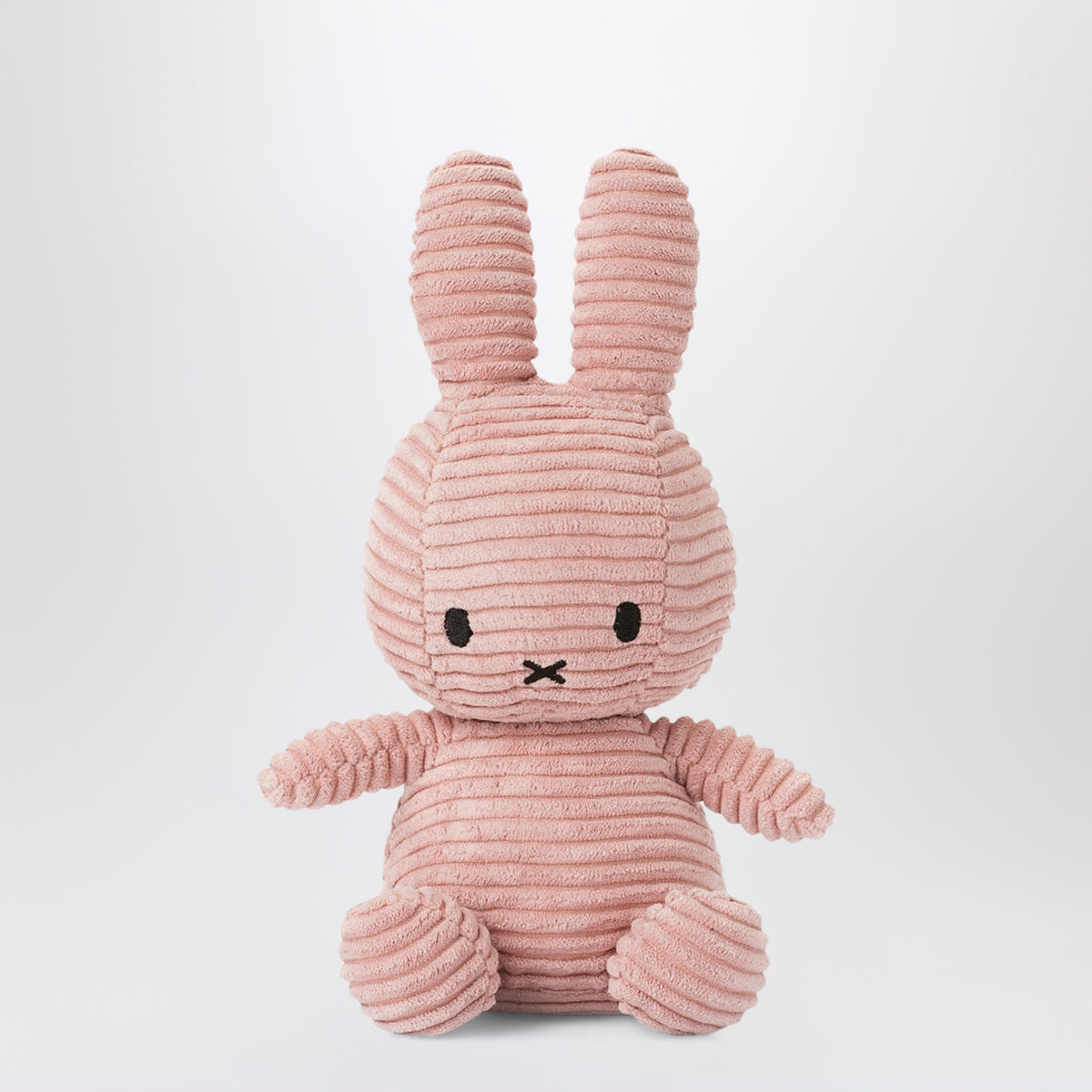 Peluche Miffy rose en velours côtelé 23 CM