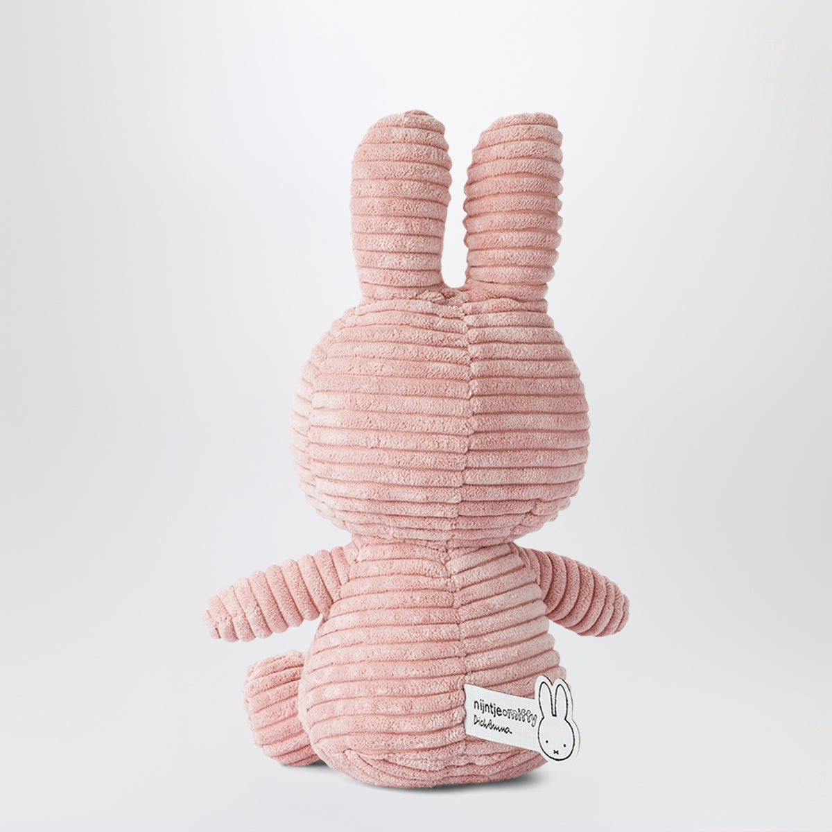 Peluche Miffy rose en velours côtelé 23 CM