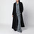Manteau Melody en laine vierge noire