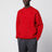 Red crew-neck sweater in alpaca blend