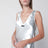 Kleid aus glänzender Viskose in Chlorophyllgrün