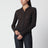 Sparkling Brown Ribbed Silk Blend Cardigan