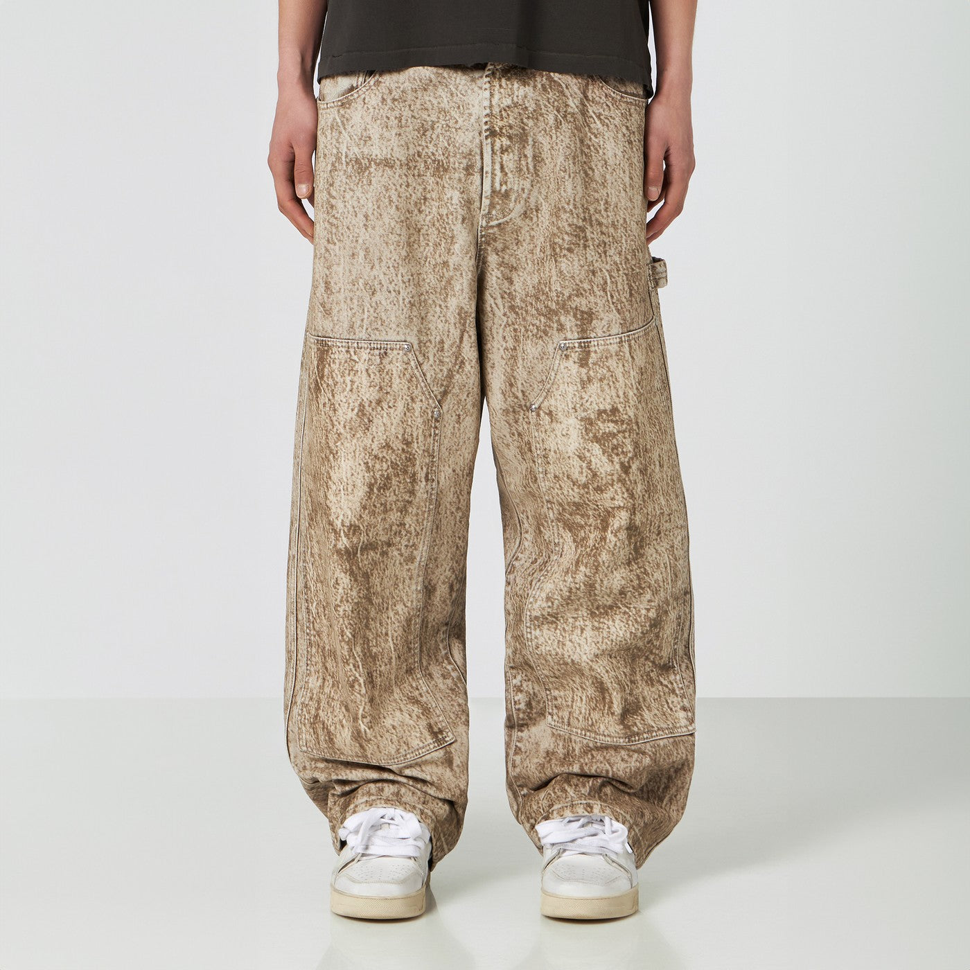 Denim Flock Carpenter pants camo