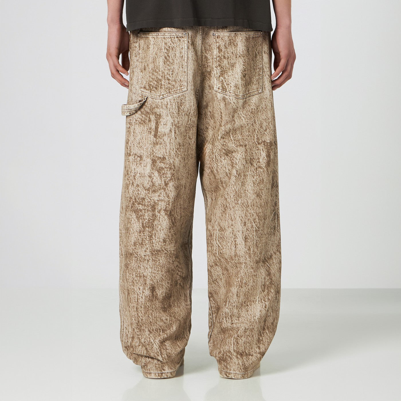 Denim Flock Carpenter pants camo