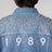 Denim Trucker Jacket Crystals blue