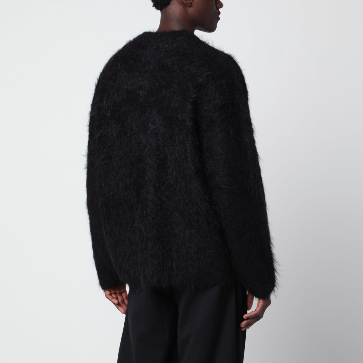 Maglione Haru nero in alpaca