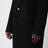 Cappotto lungo nero in lana e cashmere