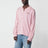 Cardigan camicia rosa in misto lana