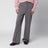 Beige mélange tailored trousers in wool
