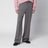Beige mélange tailored trousers in wool
