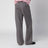 Beige mélange tailored trousers in wool