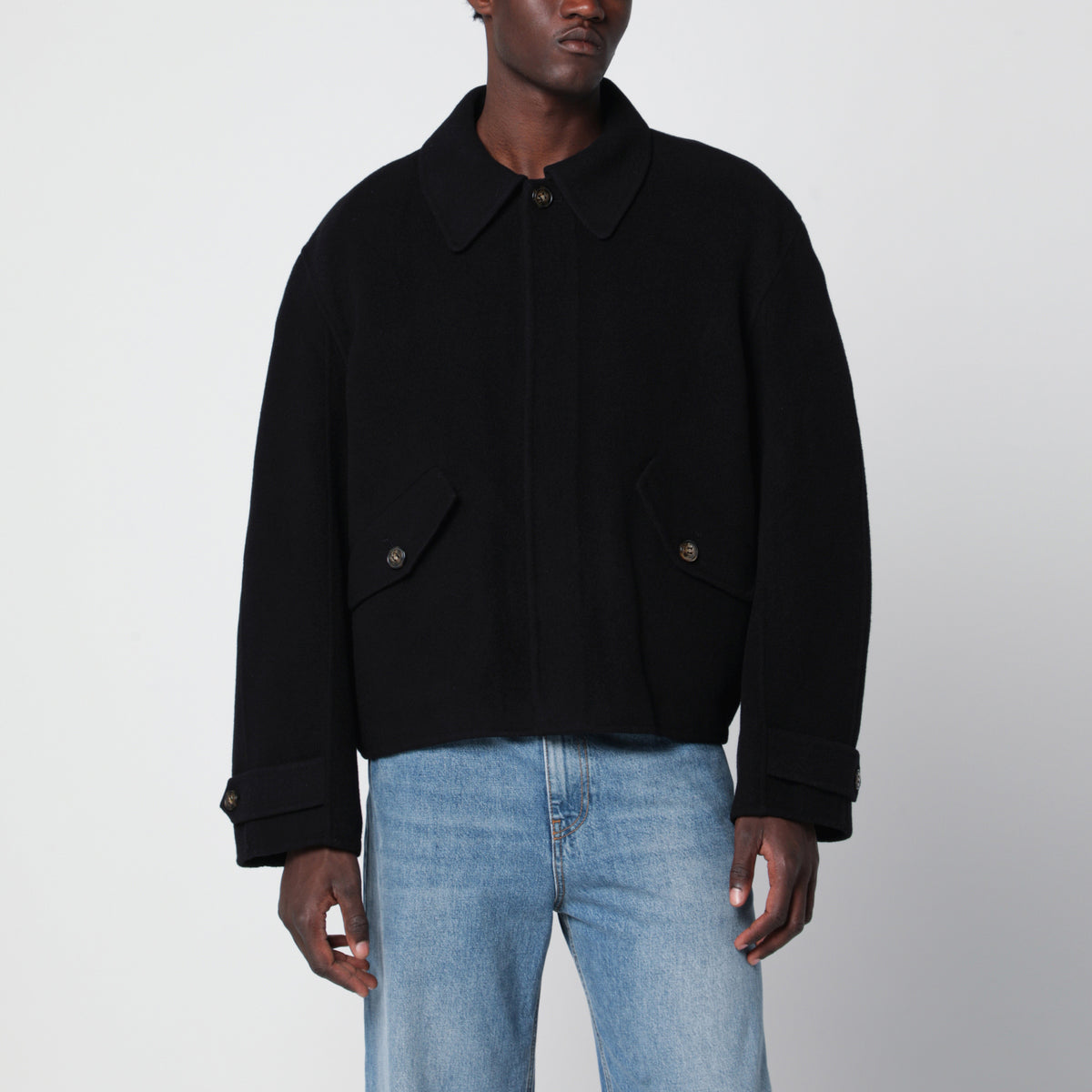 Black wool jacket