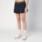 Pleated blue miniskirt