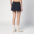 Pleated blue miniskirt