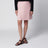 Peach Pink Wool-Blend Skirt