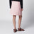 Peach Pink Wool-Blend Skirt
