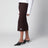 Ebano midi skirt in jersey