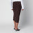 Ebano midi skirt in jersey