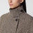 Sparkling camel and black virgin wool coat