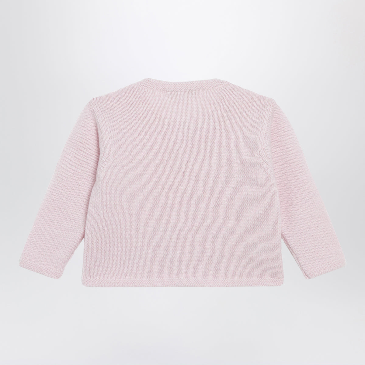 Cardigan Wynnie rosa con margherite ricamate
