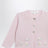 Cardigan Wynnie rosa con margherite ricamate