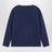 Blue cardigan in wool and cashmere