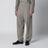 Pantaloni con pince in twill di cotone kaki