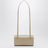 Hellbeige Mie Schultertasche aus gebürstetem Leder