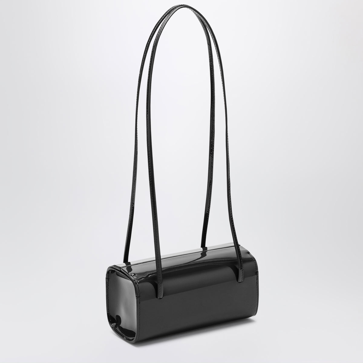 Black Mie shoulder bag in brushed leather